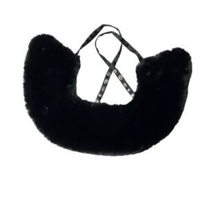 Steve Madden Black Faux Fur Collar New accessories